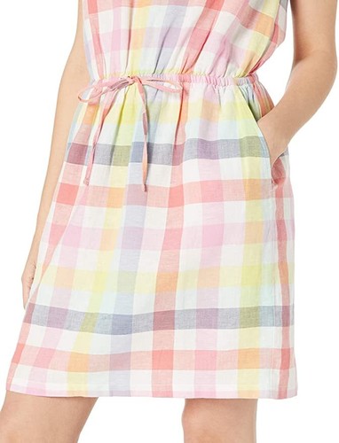 Sleeveless Linen Dress Womens Comfortable Relaxed Fit - Picture 18 of 20