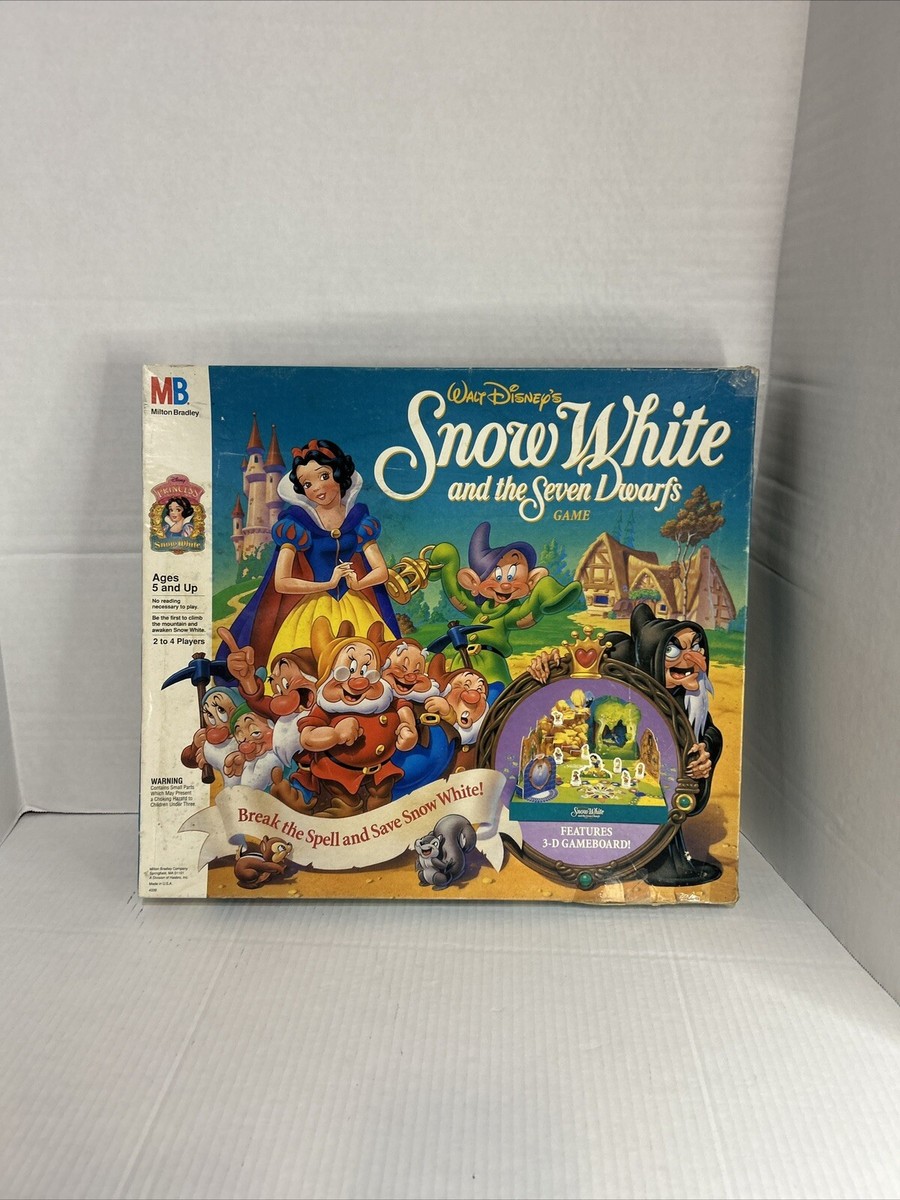 VINTAGE 1992 Snow White and the Seven Dwarfs Game Disney Milton