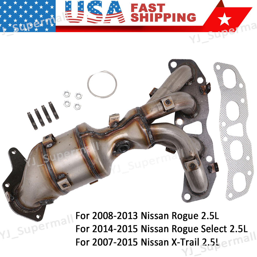 Stainless Steel Catalytic Converter Front for Nissan Rogue SL S SV 4 Cyl 2.5L L4 eBay