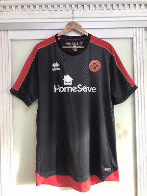 Walsall FC 2017-2018 Home Soccer Jersey Football Kit Shirt Size
