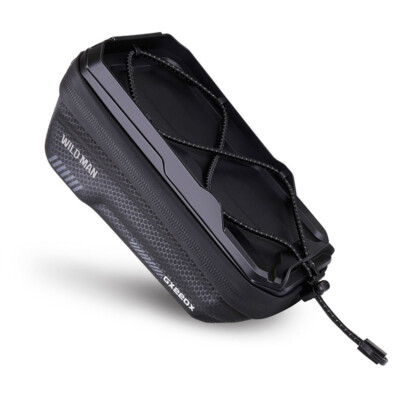 WILD MAN Bike Front Top Tube Bag MTB Bicycle Waterproof Hard Shell Phone Holder
