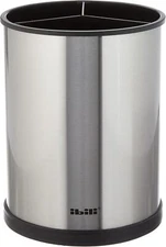 Ibili "Prisma Stainless Steel/Plastic Rotating Utensil Holder, Silver/Black