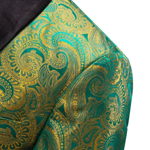 Para Hombres Floral Esmoquin Cena Chaqueta Calce Regular Chal Solapa Paisley Baile de graduación Fiesta Traje - Imagen 154 de 236