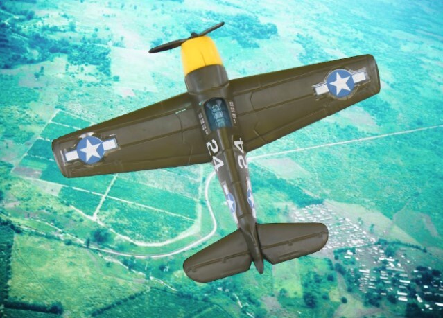 PLAYART GRUMNAN F6F-5 HELLCAT- No. 7413 - USED - Blue Canopy | eBay