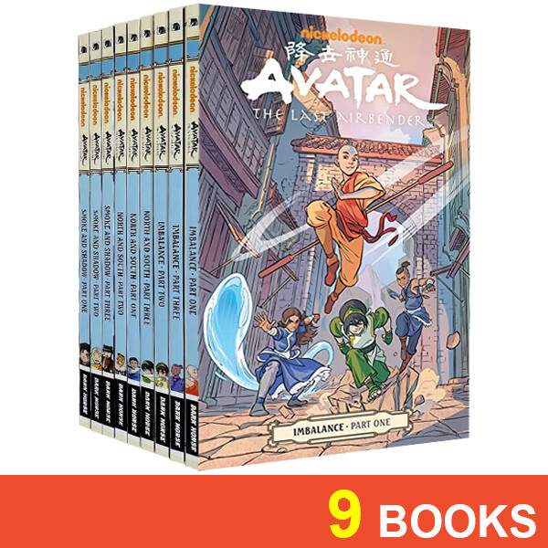 AVATAR The Last Airbender (9 & 18 Books Set) Cartoon Graphic