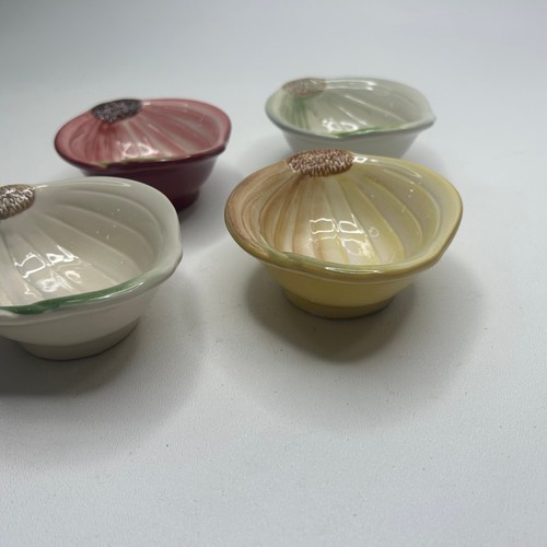 WILLIAM -SONOMA Onion Bowls 4 Dishes Serving Dip Salsa Olive Oil Bread - Picture 2 of 3