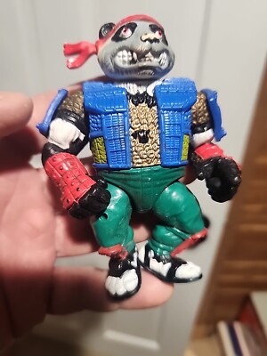 TMNT Vintage Ninja Turtles Panda Khan Action Figure 1990 Custom Grade Toys Rough
