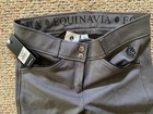 Equinavia Womens Astrid Riding Full Seat Breeches Charcoal Gray & Black Sz 28 — photo 4
