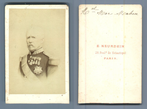 Mac Mahon, maréchal Vintage carte de visite, CDV  Tirage albuminé  6,5x10,5  - Photo 1/1