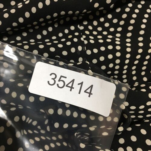 Dressbarn Sheath Dress Women 8 Black Polka Dot Sleeveless Midi Pullover - Picture 12 of 12