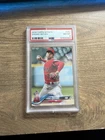 2018 Topps Update Series - Shohei Ohtani #US1 Pitching, Red Jersey (RC) PSA 8