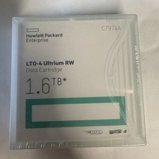 HP LTO-4 Ultrium RW Data Cartridge 1.6TB Recordable C7974A C7974-60000