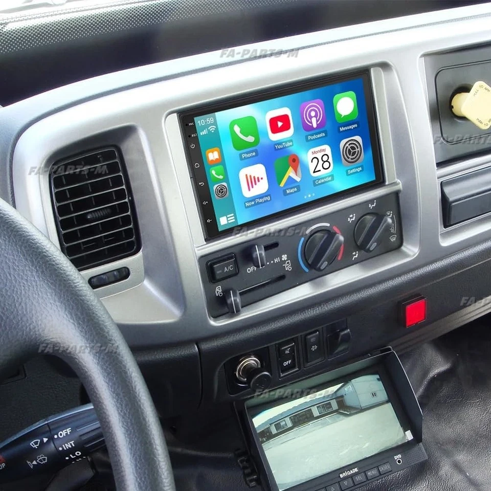 For 2010-2020 Hino 258 268 Android 14 Carplay Car Stereo Radio GPS Navi WIFI BT - Image 3 of 4