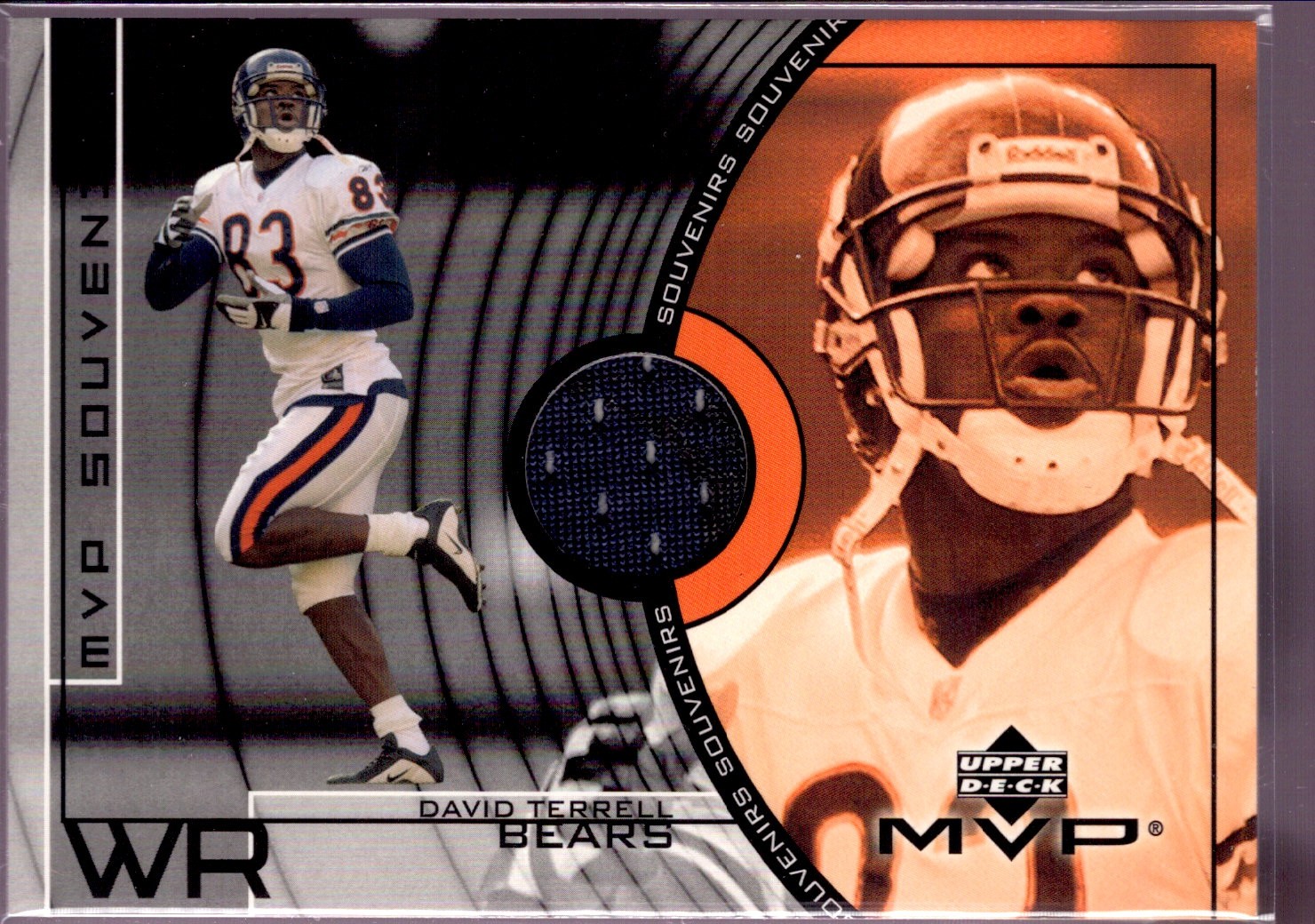 2002 Upper Deck MVP #SS-DT David Terrell Souvenirs