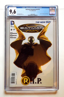 2013 DC COMICS KEY BATMAN INCORPORATED INC 8 DEATH OF ROBIN DAMIAN WAYNE CGC 9.6