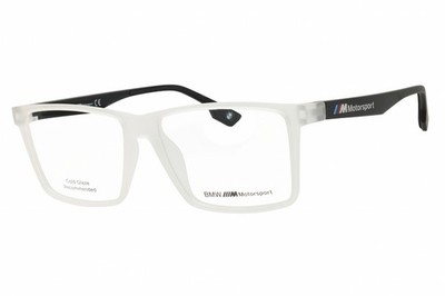 BMW BS5003-026-57 Eyeglasses Frame Size 57mm 15mm 145mm CRYSTAL Men 889214212931