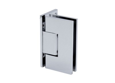Glendale Series Wall Mount Hinge - Offset Back Plate - Polished Chrome