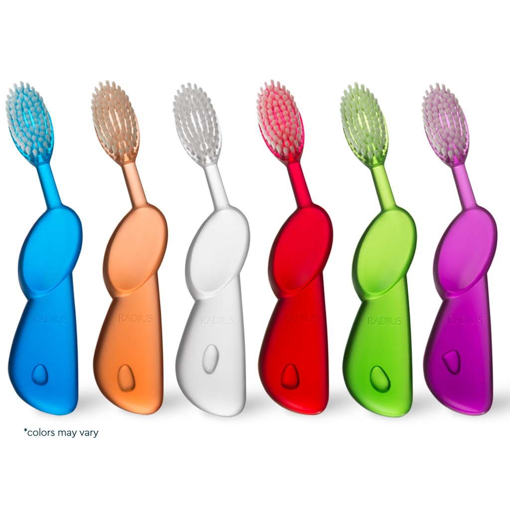 Radius Original Toothbrush Left Hand Soft Bristles Phthalate