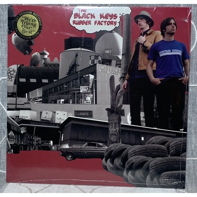 THE BLACK KEYS RUBBER FACTORY VINYL LP SEALED MINT