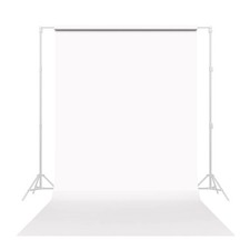 Seamless Paper Photography Backdrop - Color 1 Super White, Size 86 Inches Wi...