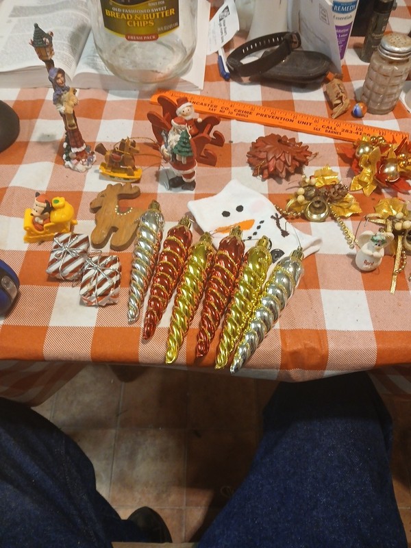 christmas ornaments vintage lot In A Pickle Jar