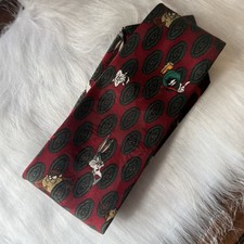 Vintage 1994 Looney Tunes Mania Necktie Bugs Bunny Taz Marvin Martian