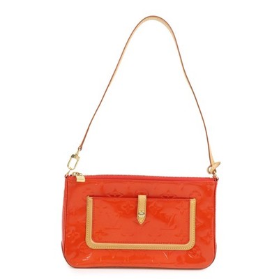 Louis Vuitton Monogram Vernis Mallory Square Shoulder Bag M91295 Auth Used