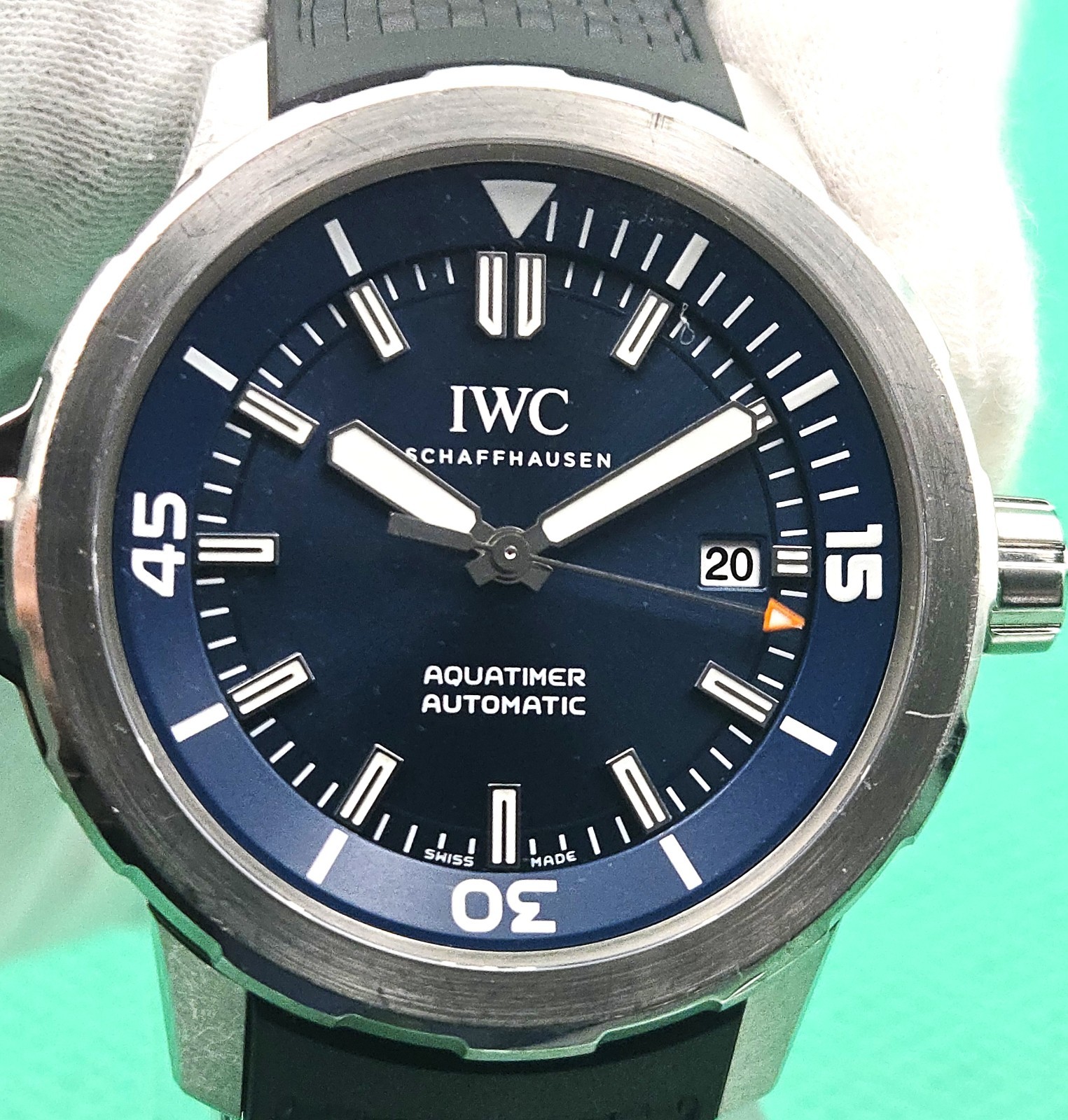 IWC Aquatimer Jacque Cousteu Dive watch