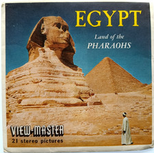 VIEW-MASTER COVER  EGYPT LAND of the PHARAOHS  Umschlag, H&uuml;lle, &Auml;gypten B140-E