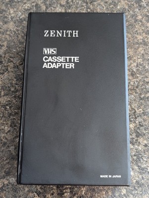 Zenith VHS Cassette Adapter VAC414 VHS-C to VHS w/ Case | eBay