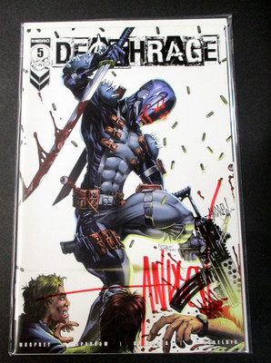 SIGNED ANDREW MAGNUM DEATHRAGE #5 KILLER B&W COMICS ELITE COA MERC P155