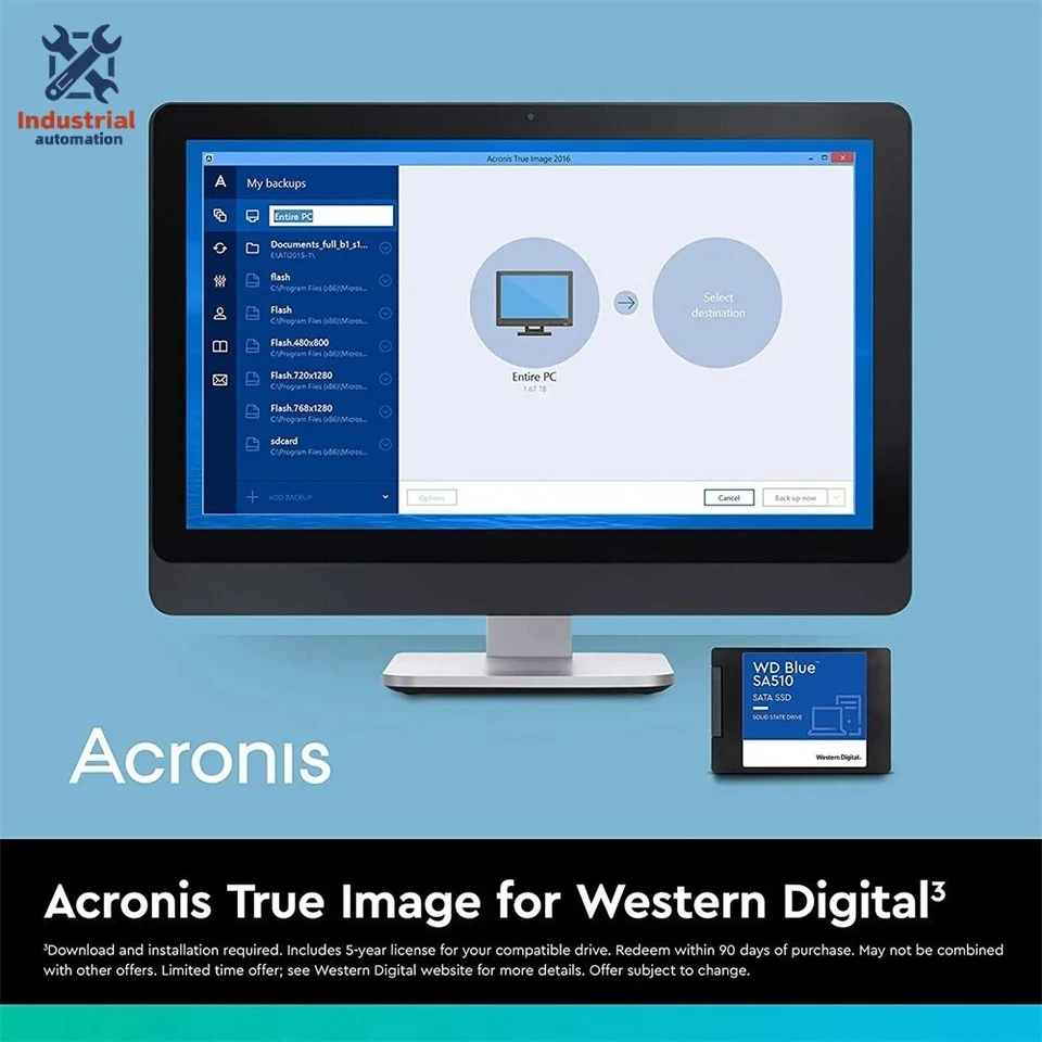 Western Digital Blue SA510 500GB 1TB 2TB SATA SSD 2.5” 7mm Solid State Drive - Image 4 of 4