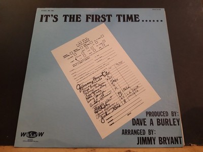 JIMMY BRYANT  It's The First Time  . . .  LP  U.S.  Country  Steel Guitar   EX !