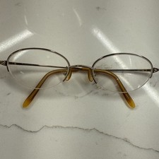 Oleg Cassini 1200 Gold Eyeglasses Frames Only Full Rim Womens 52 18 135