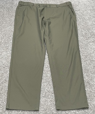 #ad Jack Archer Jetsetter Pants Men 36x30 Olive Green Chino Performance Golf Elastic $34.97