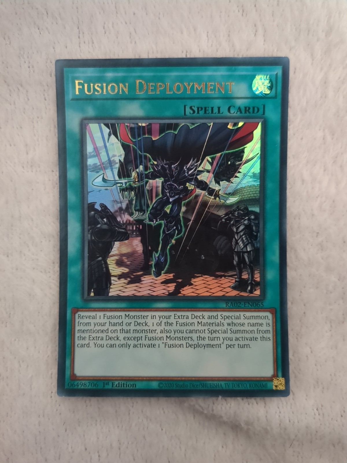 RA02-EN065 Fusion Deployment : Ultra Rare 1st Edition YuGiOh Card