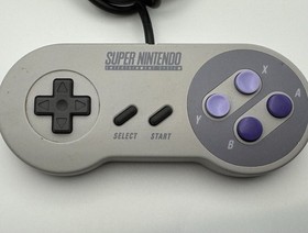 Super Nintendo Console (SNES) Grey | Includes OEM Controller + Cables | Tested