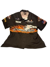 NHRA Pro Stock Bike Vance &Hines/Screaming Eagle Starting Line Crew Shirt Sz XS
