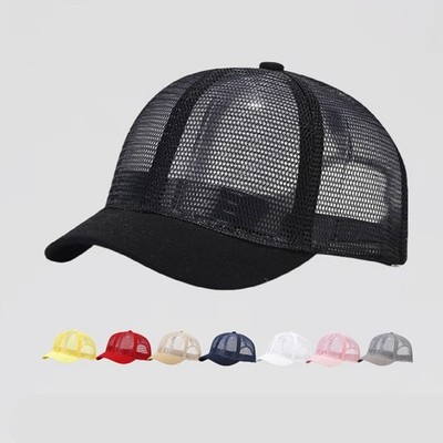Sommer Mesh Baseball Cap für Männer und Frauen perfekt für entspannte Ausflü