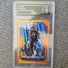 Panini Prizm 2020 #390 DeeJay Dallas Rookie Orange Prizm /249 GMA 10 Seahawks