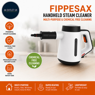 Fippesax Handdampfreiniger 400ml Druck Mehrzweck Dampfreiniger