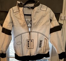 Star Wars Stormtrooper Costume Zip Hoodie Jacket Kids Large