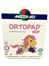 Master Aid Orthopad Eye Patch Girls Regular 85x59mm 50 Pack Latex-Free NEW
