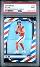 2024 Panini Prizm #309 Bo Nix Red/White/Blue Prizm RC PSA 9