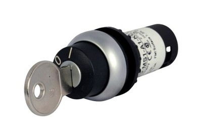 Eaton C22 WS MS7 K20 Compact Selector Switch 22.5mm 2NO Key Operated
