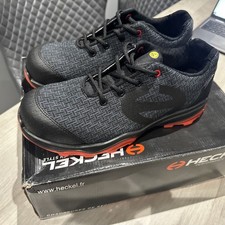 Heckel Run-r Planet S1 P Safety Shoes Uk 6.5 Black And Red New Boxed RRP £128