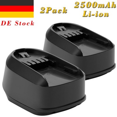2x Für Bosch PSB PST PSR PSM 18 LI, 2607336207 2607336039 2,5AH 18V Li-ion Akku