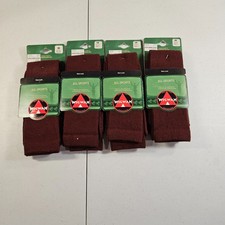 Wigwam All Sports Red Acrylic Blend Socks F1230 Made in USA Mens Small Lot of 4