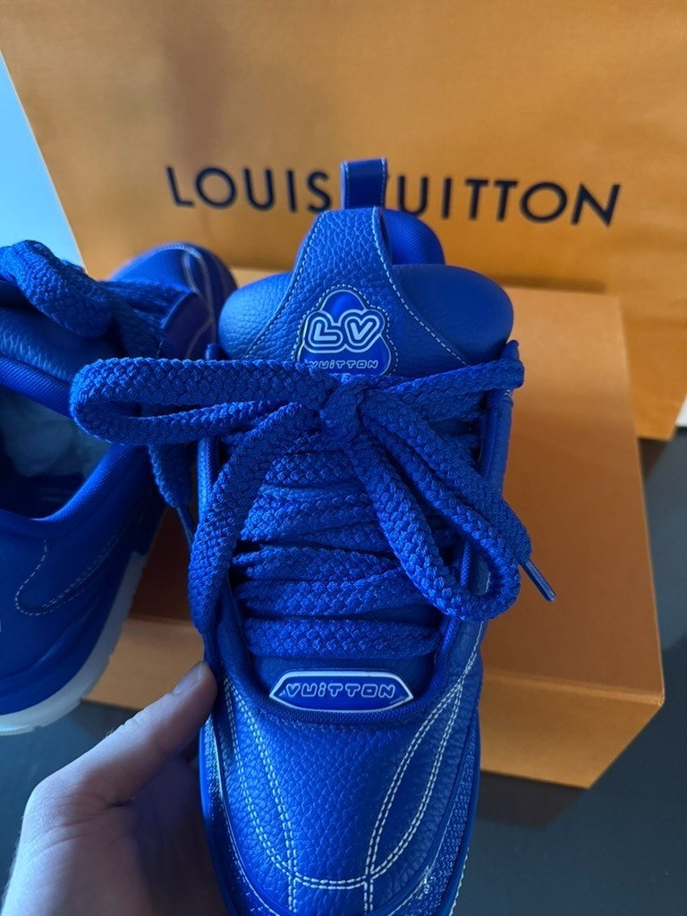 Louis Vuitton LV Skate Sneaker "Blue" Mens Size 9.5 (NEW-read) image 7