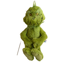 Aurora Dr.Seuss Grinch Plush Stuffed Animal Green Soft 12" Christmas